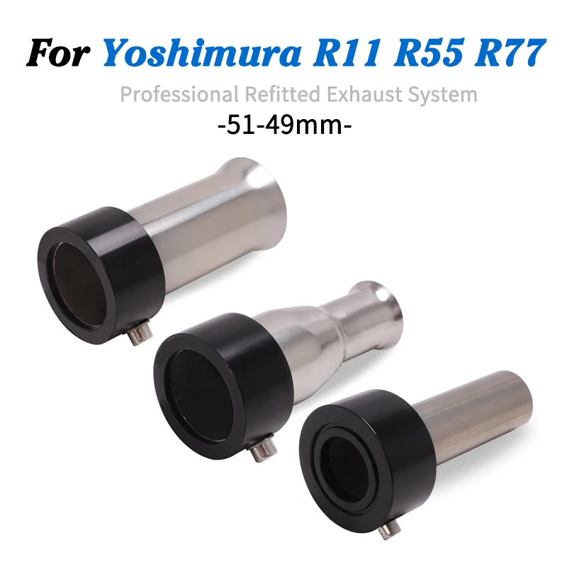 

Moto Escape Silencer Silenciador Muffler Plug 49mm Removable DB Killer For Yoshimura R11 R55 R77 Exhaust Pipe