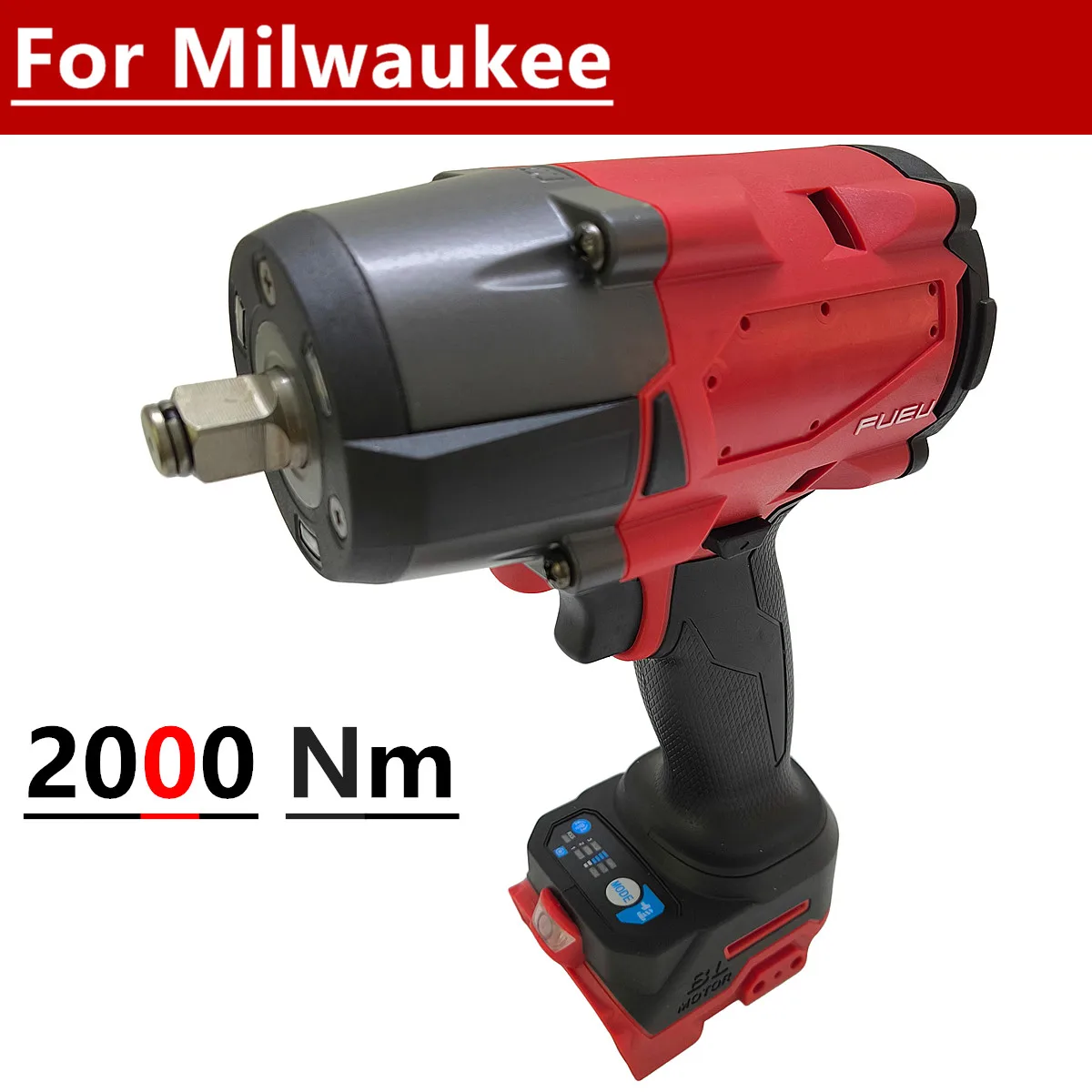 

Бесщеточный ударный гайковерт 2000 Нм с высоким крутящим моментом, 3 шестерни, ударная отвертка 1/2 дюйма, электромобиль, домашние электроинструменты для аккумулятора Milwaukee 18 В