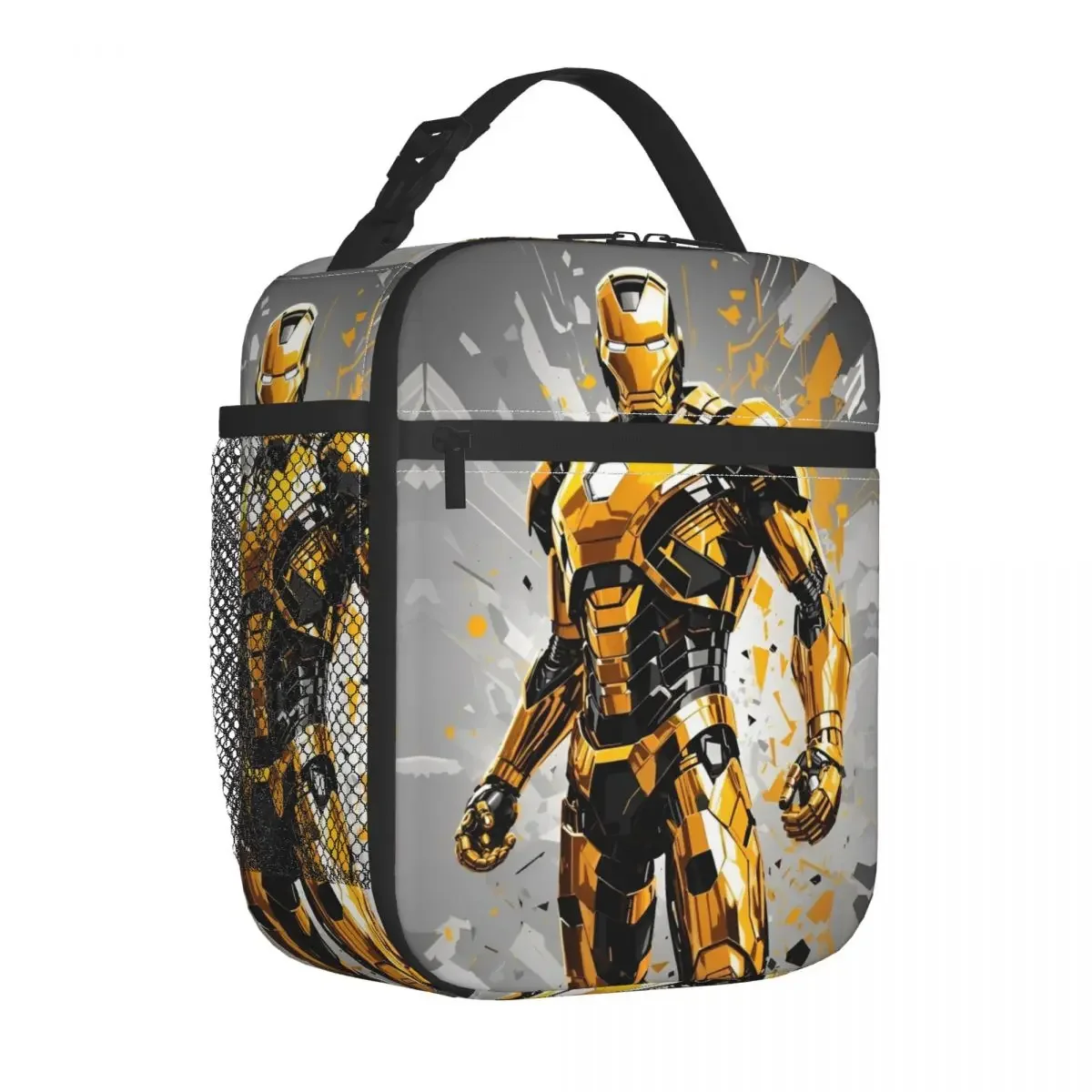 Изолированные Сумки Для Обеда С Функцией Возврата Героев Изолированный