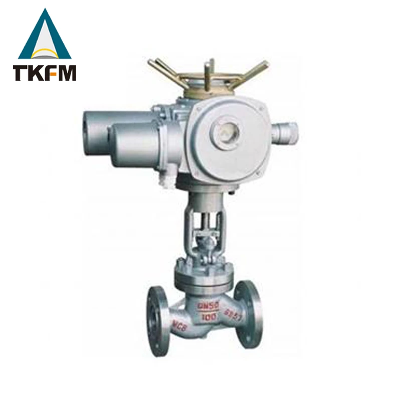 

Good sale high pressure steel asme b16.34 motorised globe control valve dn 50 400