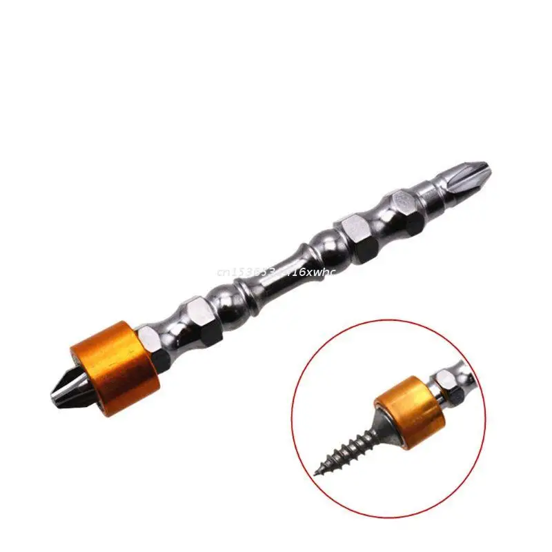 5pcs PH2 Hardness 65mm Double Cross Head Magnetic Electric Screwdriver Bit Phillips Screw Driver With Ring Dropship - купить по