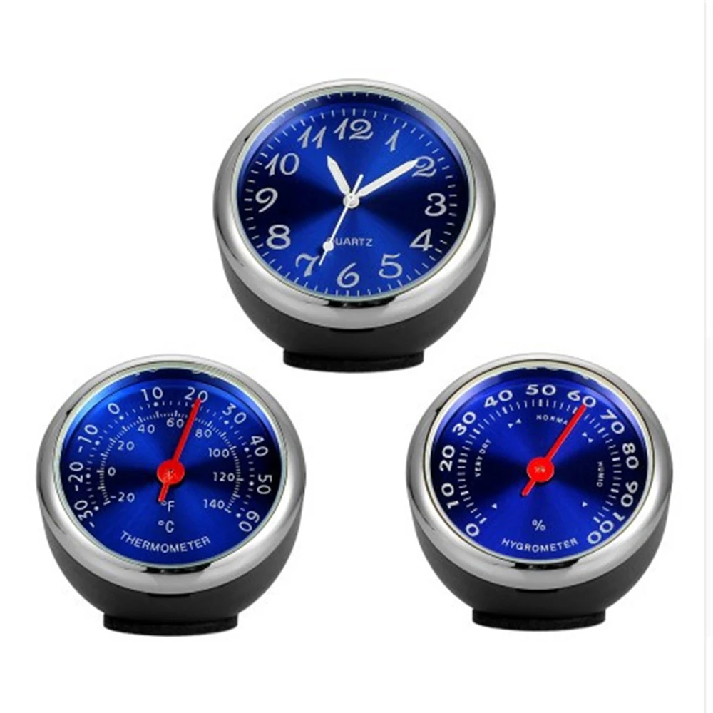 

Mini Car Automobile Digital Clock Auto Watch Automotive Thermometer Hygrometer Decoration Ornament Clock In Car Accessories