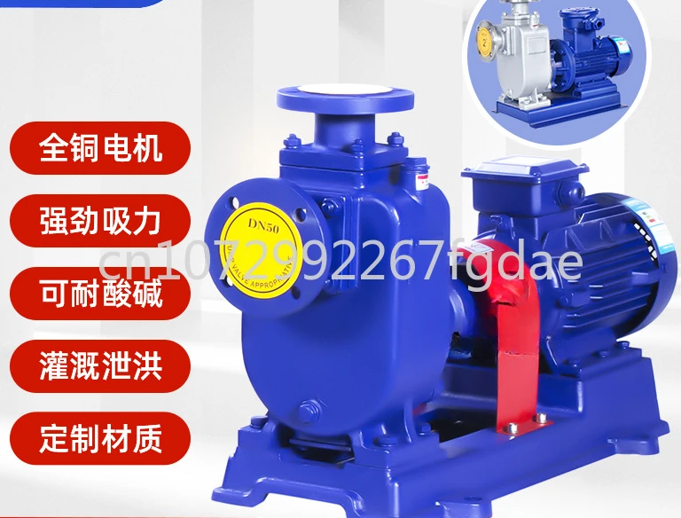 

Iron Clear Water Self-priming Pump Horizontal Electric Pumping Centrifugal Pump