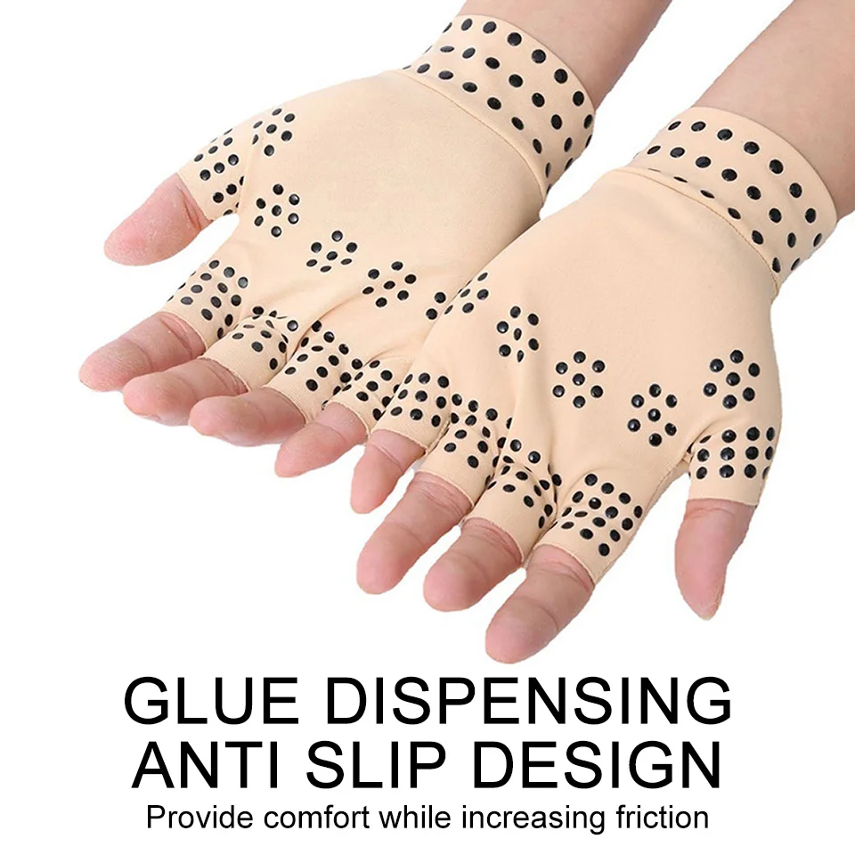 1 пара медные медицинские перчатки от артрита