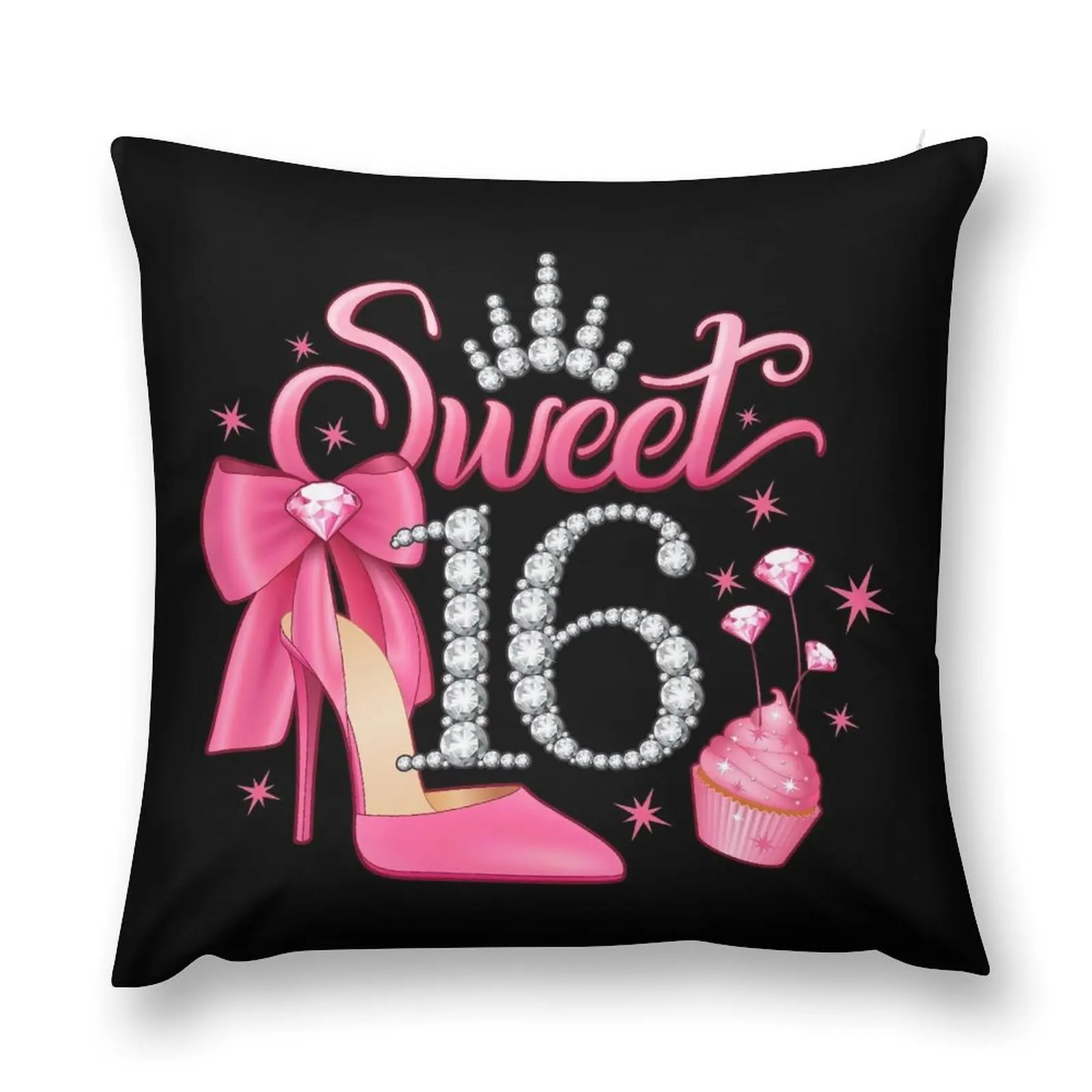 16-й день рождения. Милая 16 диванная подушка для девушек аниме наволочка