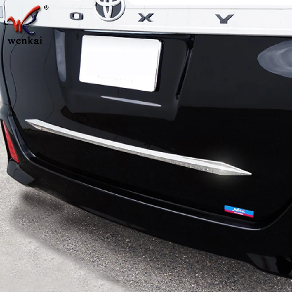 Накладка на заднюю дверь внешние аксессуары из нержавеющей стали для Toyota Voxy Noah 80