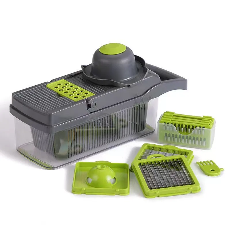 

Slicer Vegetable Cutter Multi-function Vegetable Cutter Shredder Grater Dicer Cucumber Slicer Kitchen Gadgets and Accessories Mu