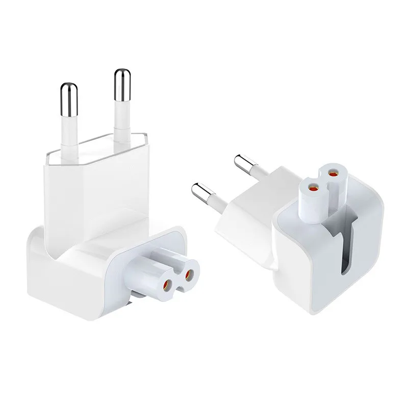 

20/100pcs Wall AC EU Plug Duckhead For iPad iPhone MacBook Pro 10W 12W 35W 29W 45W 60W 85W 61W 87W Power Adapter Charger