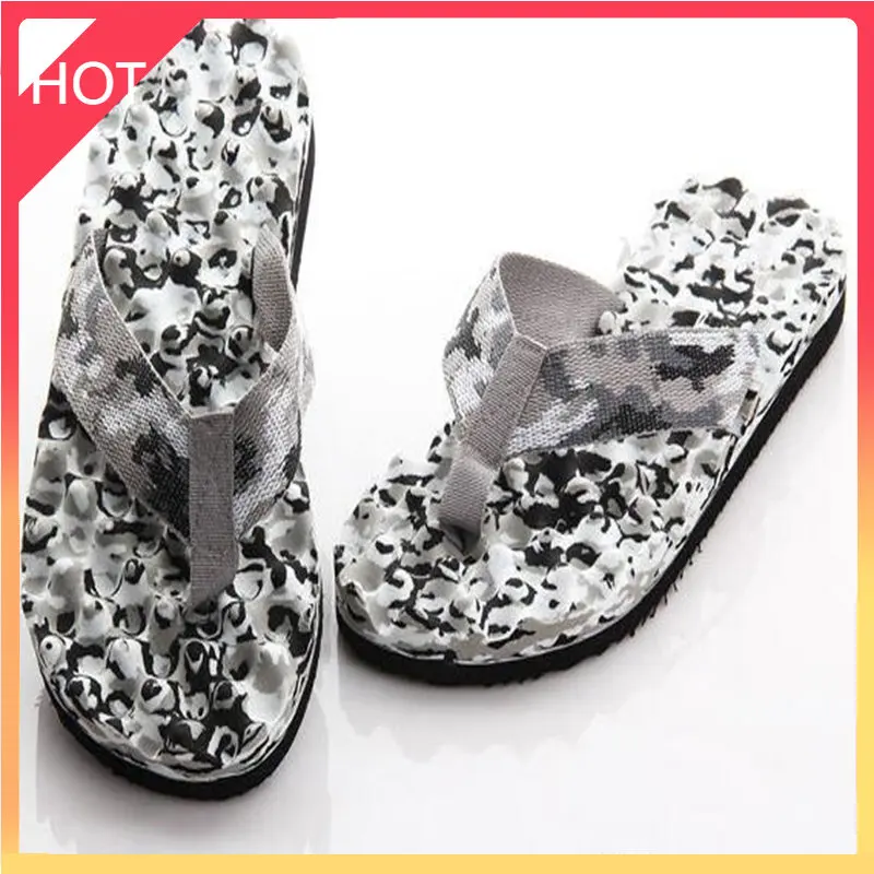 

2021 summer men's camouflage sandals water slippers non slip soft soled beach shoes massage sandals