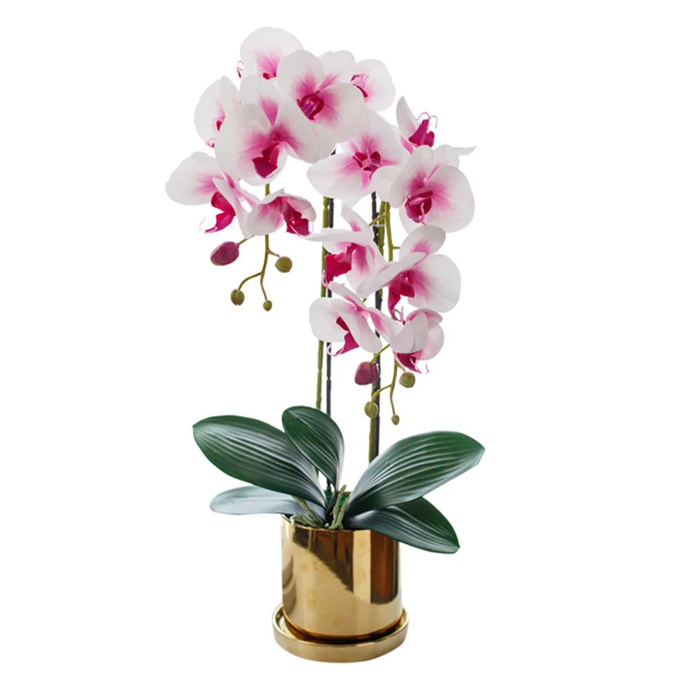 

Simulated Bonsai Faux Plants Outdoor Wedding Flower Decor Artificial Simulation Vivid Silk Cloth Bride
