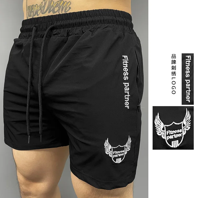 

2020 new sports shorts men's quick-drying running three-point pants fitness casual beach pants sports three-point pants