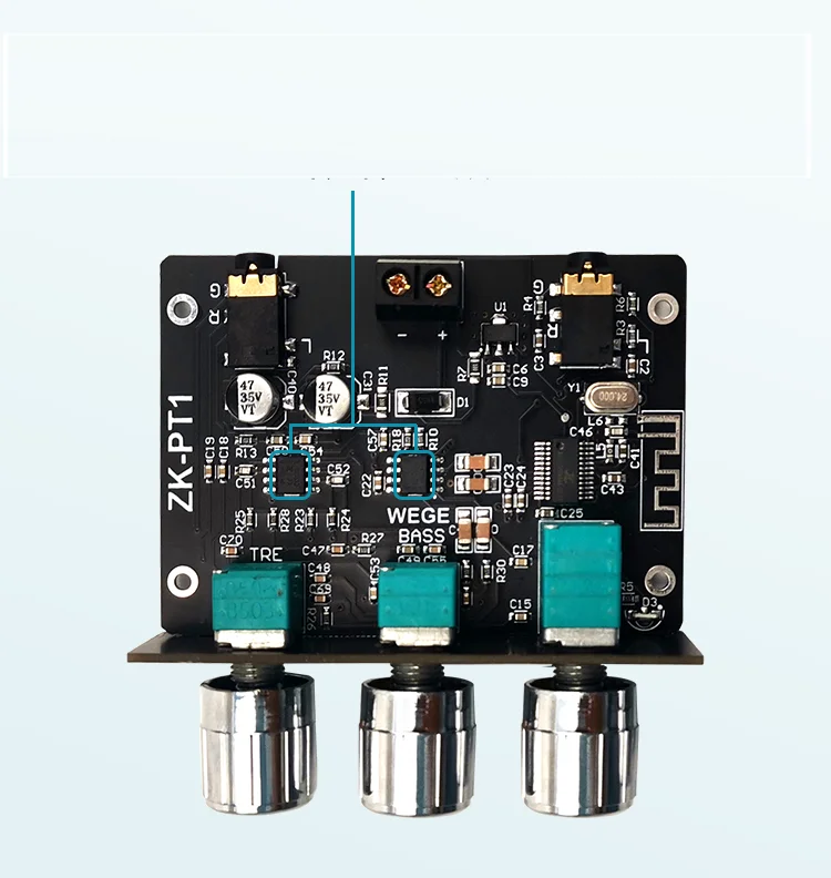 

Wuzhi Audio Bluetooth 5.0 Decoding Board Dual channel Stereo Low noise High bass Pre tuning Module