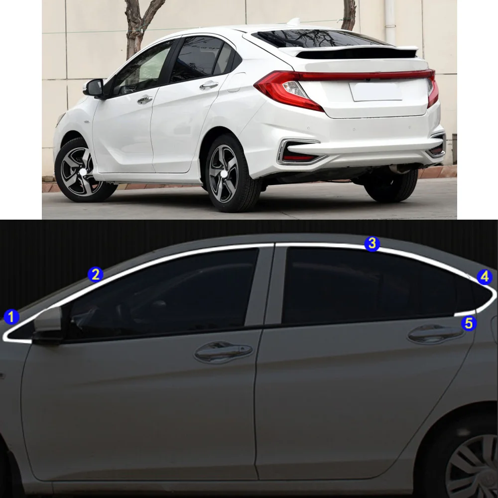 Фото Для Honda Gienia 2016-2021: Декоративная накладка на центральную стойку окна, рамка, наклейка на капот №3
