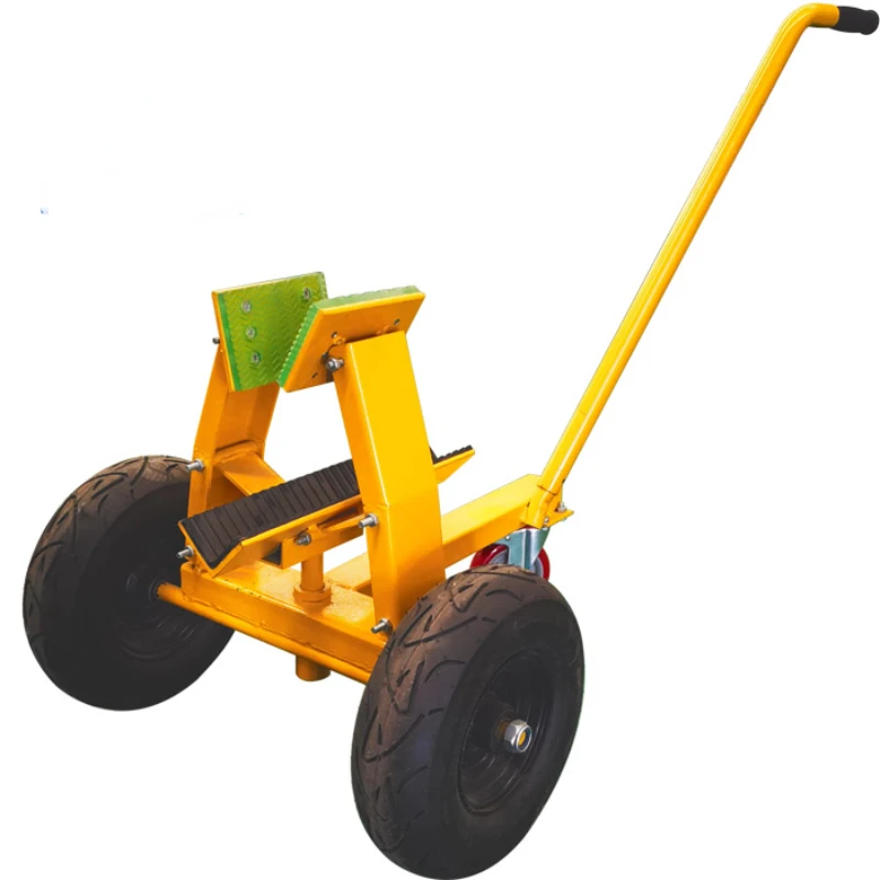 

3-Wheel Self-locking Workshop Granite Marble Stone Slab Moving Dolly Trolley with 3 Wheels