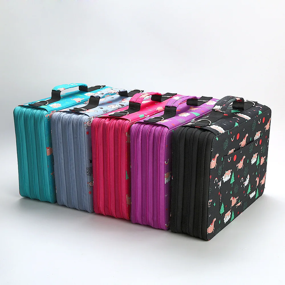 Portable Colored Markers Case Holds 156 Slots Colored Pencil