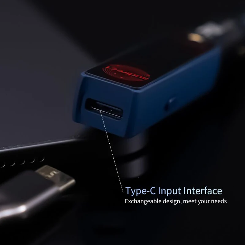 Портативный 4 мм сбалансированный ЦАП и усилитель ESS9281 AC MQA