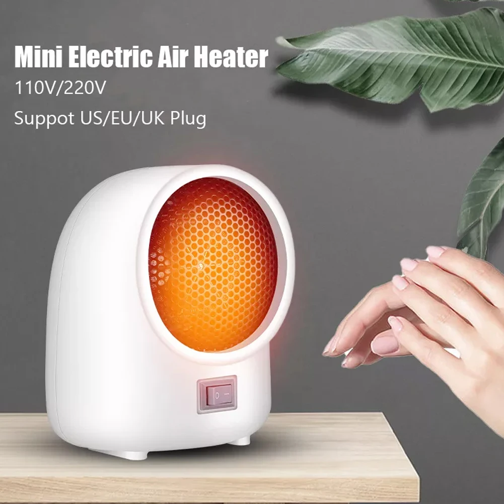 

Mini Heater Suitable For Eu Uk Us Plug Table Heater Hot Air Blower Household Cooling, Heating And Ventilation System Components