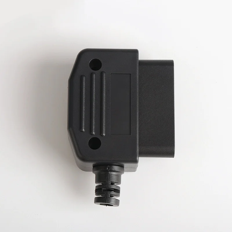 Фото 1 шт. OBD II OBD2 L Тип 16-контактный штекер Автомобильный разъем Кабель Провод Разъемы Разъем с корпусом и винтом J1962M №5