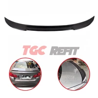 for bmw 5 series f10 f18 cs style real carbon fiber rear tail wing trunk lip spoiler car products exterior parts
