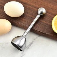 practical stainless steel boiled egg topper opener egg shell cutter cracker food split shell scissors kitchen cooking gadgets