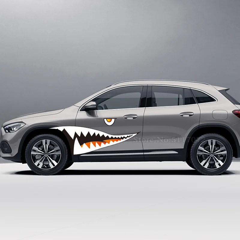 

1 шт./2 шт., виниловые наклейки на дверь автомобиля