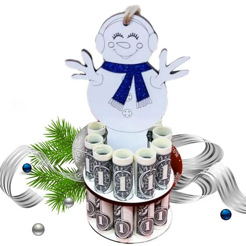 

Рождественский держатель для наличных, рождественские подарочные коробки для наличных с снежинками, оленями, елками, Детские Рождественск...