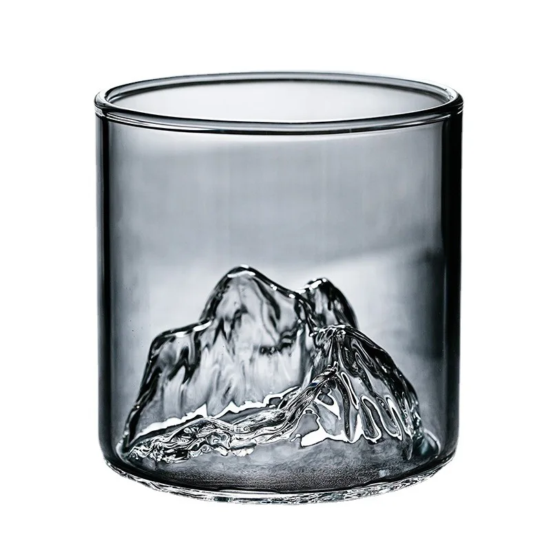 300ML Whisky Glass Cocktail Wine Glass Creative Glacier Vodka Wine Cup Japanese Bar Whiskey Beer Glass Transparent Brandy Cup images - 6