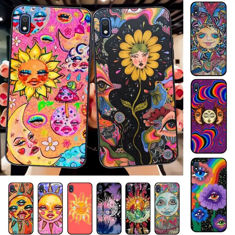 

Indie Hippie Art Phone Case for Samsung A51 01 50 71 21S 70 31 40 30 10 20 S E 11 91 A7 A8 2018