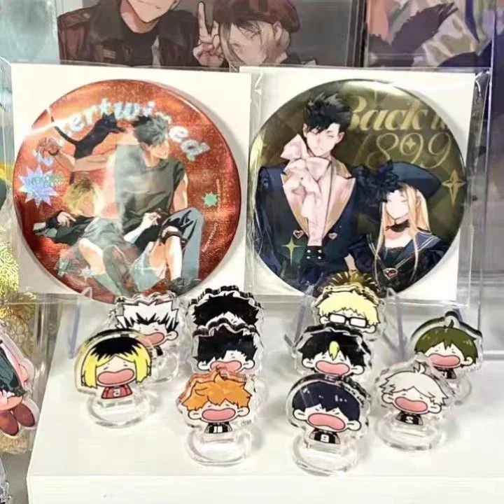 Аниме Haikyuu! Shoyo Hinata Kei Tsukishima Tobio Kageyama Oikawa Tooru Kozume Kenma косплей мини акриловый стоячий