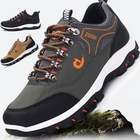 2022 casual sneakers for men breathable hiking shoes outdoor walking non slip climbing trekking sport footwear zapatillas hombre