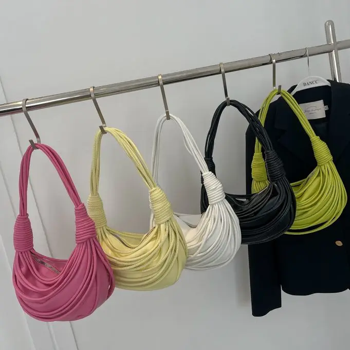 2023 trend New Line Bundle Clutch Bag For Female High Quality Women's Handbag and Purse Designer Shoulder Bag Senior Hobos