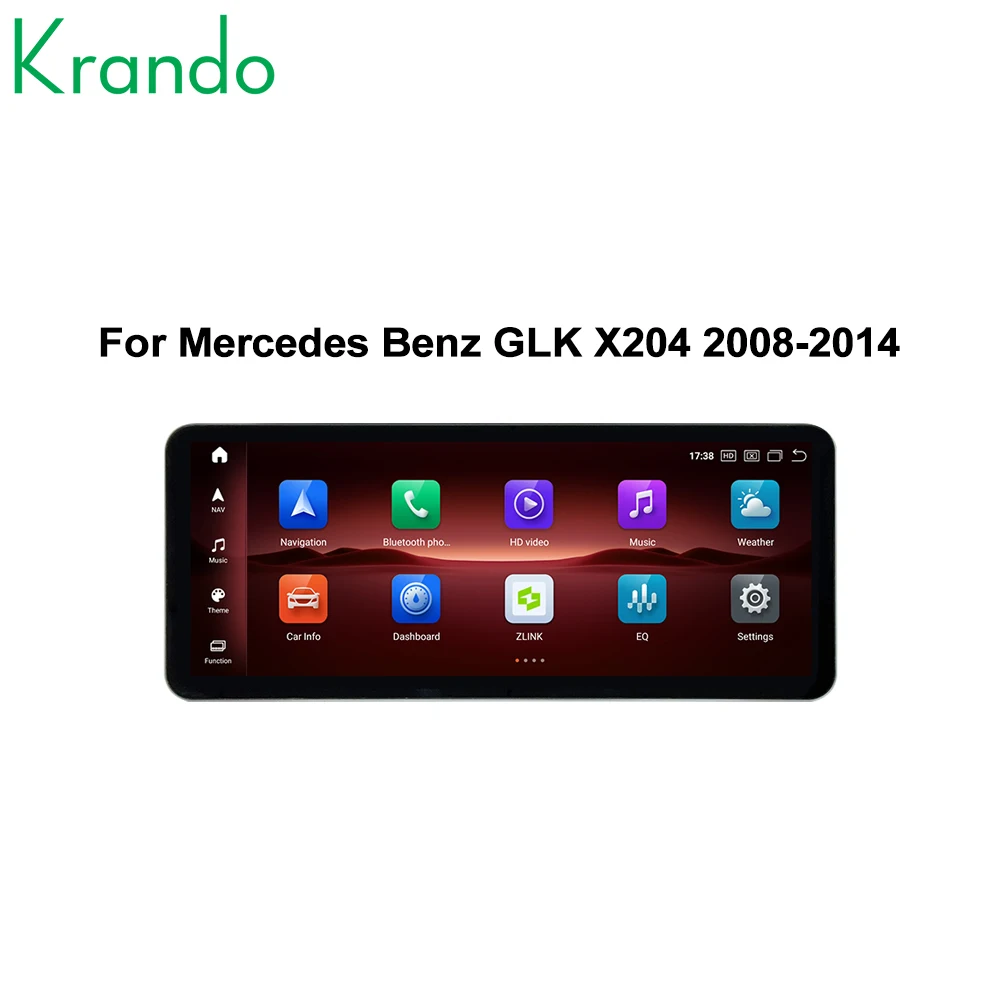 Фото Интерфейсный блок Krando 14.6” Android Auto CarPlay для Mercedes-Benz GLK X204 2008-2014, система обновления декодера №2