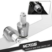 nc700s logo motorcycle 78 22mm handle bar end grips cap hand bar ends plugs for honda nc700s 2012 2013 nc 700 s nc700 700s