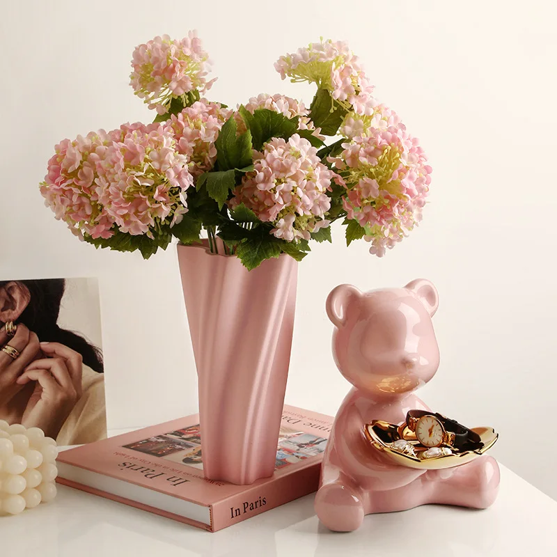 

Simple American Vase Decoration Living Room Table Simulation Flower Decoration Vase Advanced Sense