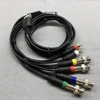 50pcs rgbsrgb cable replacement color monitor component cable for sega dreamcast dc128 game console