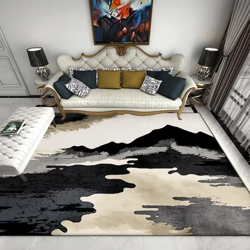 

Роскошный Ковер в европейском стиле, украшение для гостиной с геометрическим рисунком, домашний большой коврик для спальни, моющийся коврик, подстилка для ног