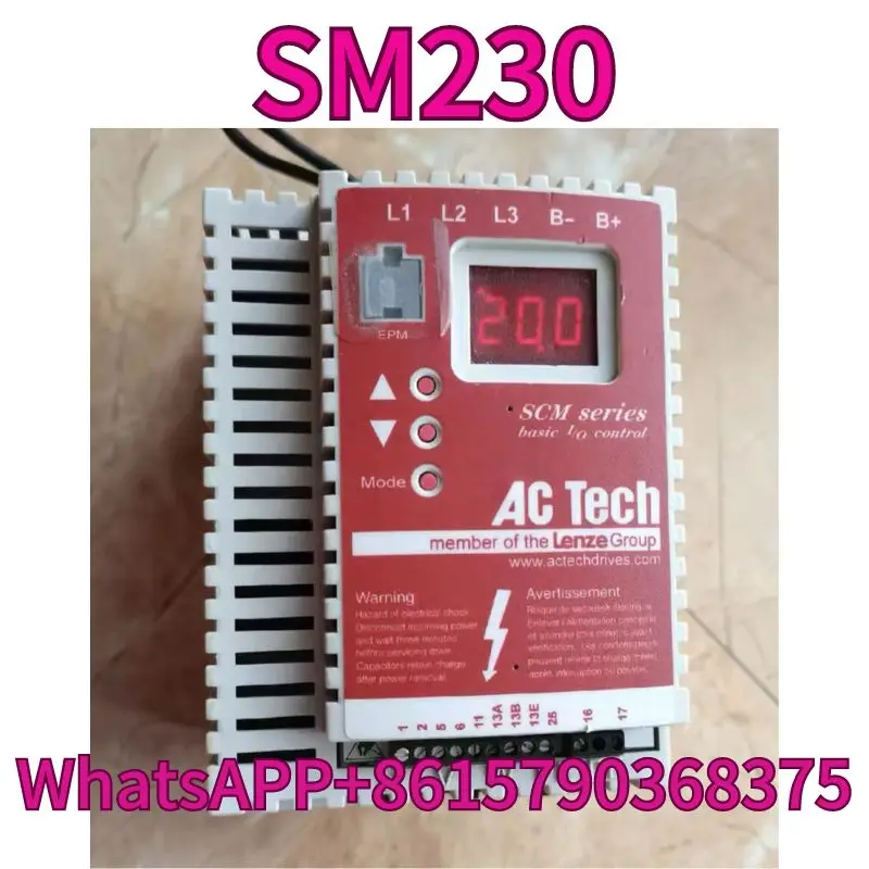

Used frequency converter AC Tech SM230 tested OK and shipped quickly