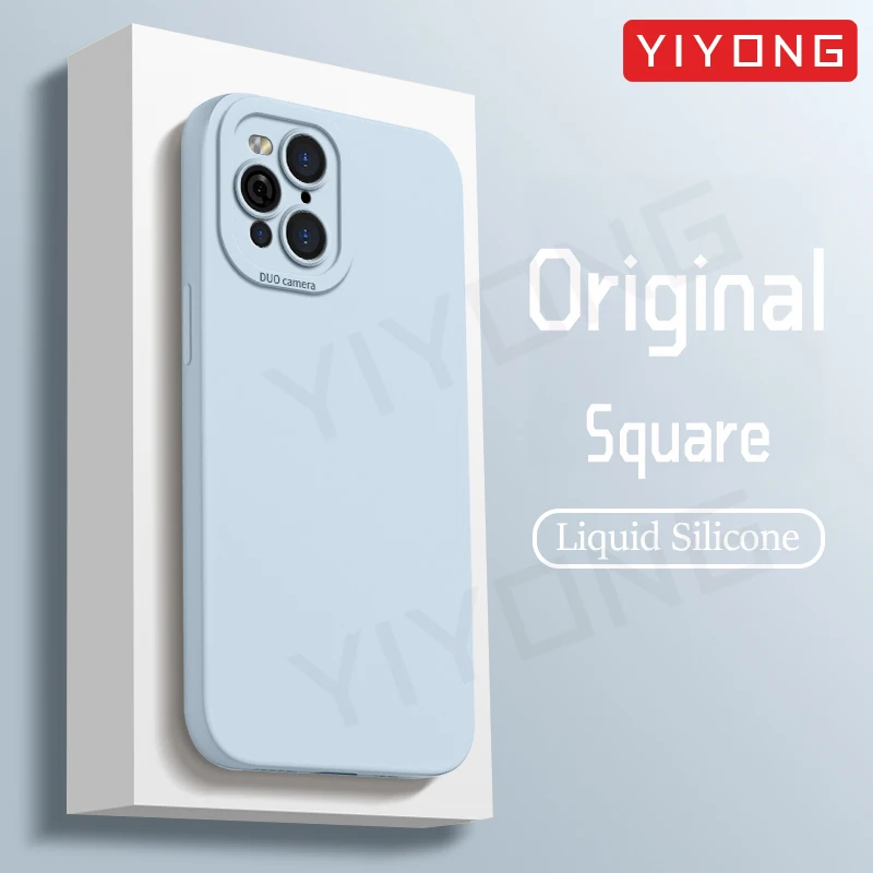 Фото Find X3 Pro Чехол YIYONG оригинальный мягкий жидкий силиконовый чехол для OPPO Find X3 Neo X5 Pro FindX5 FindX3 Lite чехол для телефона s №1