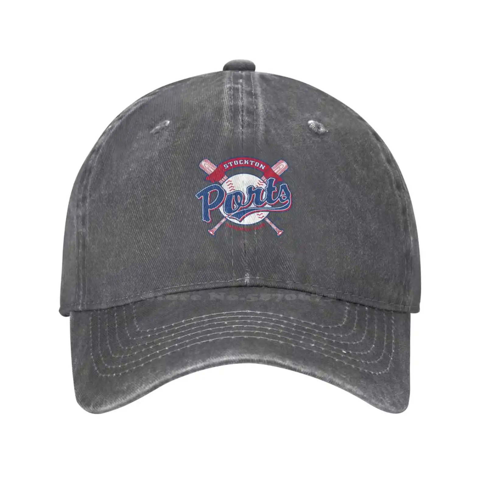 

Stockton Ports Logo Fashion quality Denim cap Knitted hat Baseball cap