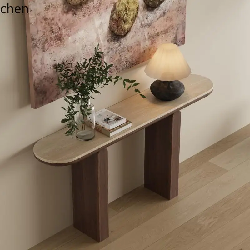 Звс. Средневековый травертин каменная плита входной стол коридор элитный массив