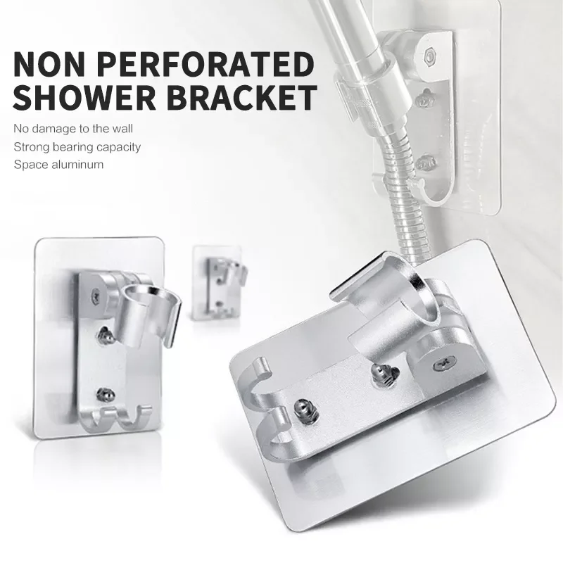 

Регулируемый держатель для ручного душа без перфорации, держатель на присоске, держатель для душевой лейки, кронштейн для ванной комнаты с ...