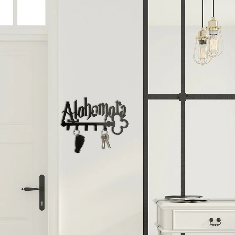 Креативная вешалка с крючками многофункциональная железная художественная