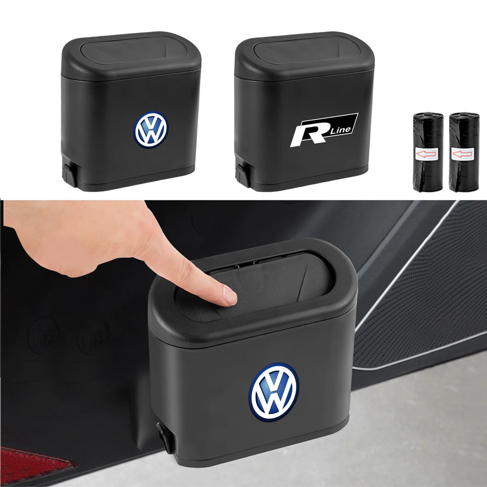 Портативный автомобильный мусорный бак из АБС-пластика подвесной с откидной