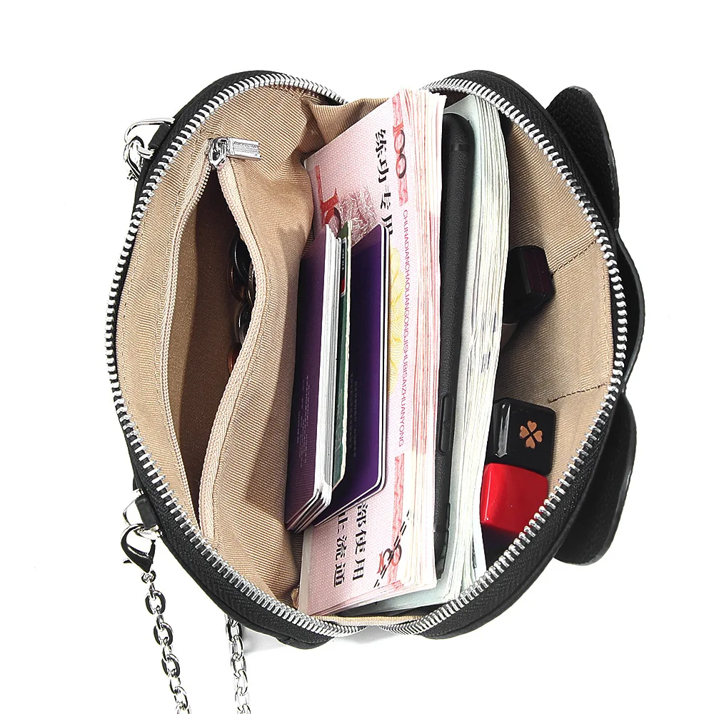 J5560 New Versatile Women Elephant Shape Top Layer Cow Leather Large Capacity Animal Design Style Crossbody Single Shoulder Bags