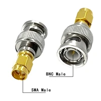 1pc bnc to sma male plug rf coax adapter convertor straight wholesale new