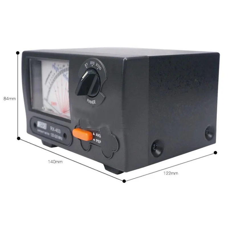 Original NISSEI RX-403 125-525MHZ 200W Car Radio Short Wave UV Standing Wave Meter SWR Digital Power Meter RX403 Made in Taiwan