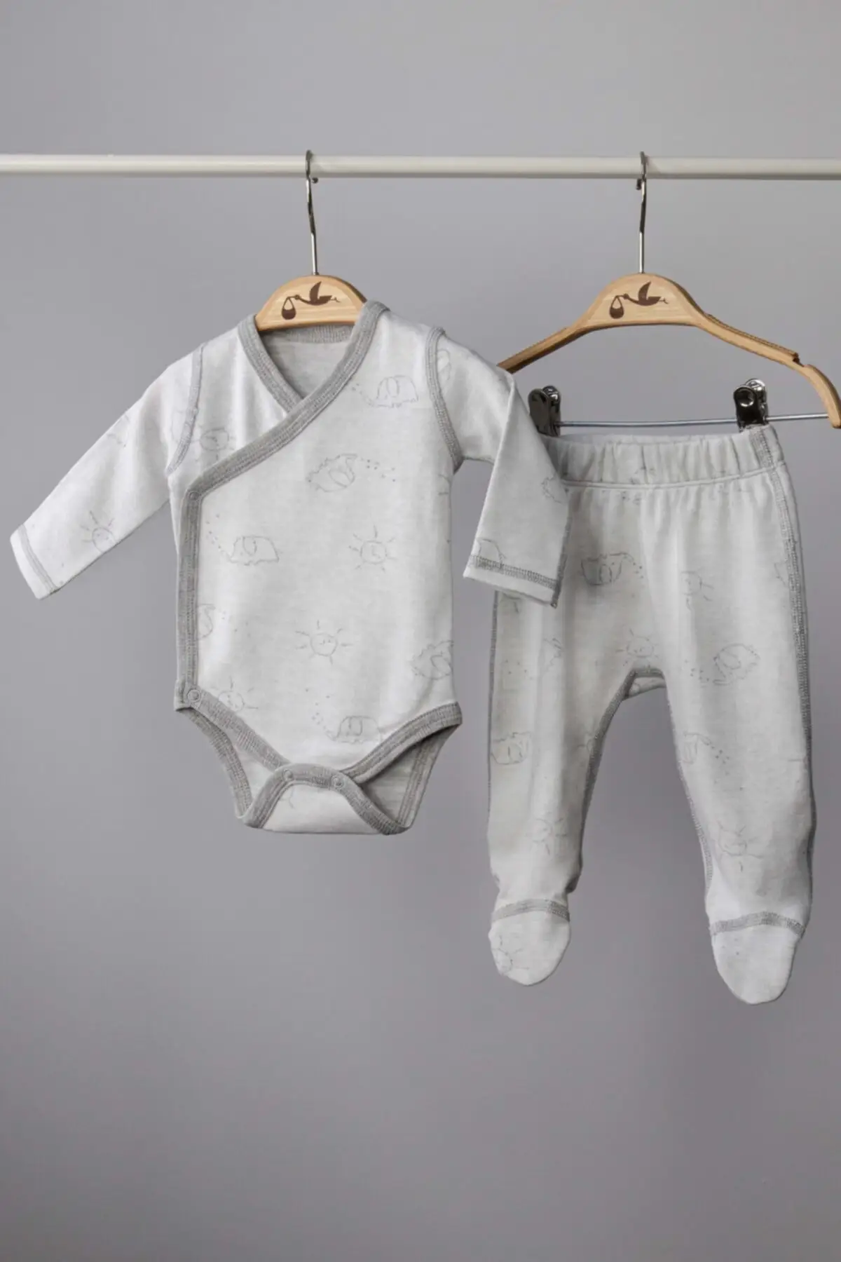 

Одежда для новорожденных, девочек, мальчиков, хлопковая одежда для детей, пуговицы с длинным рукавом и штаны для новорожденных