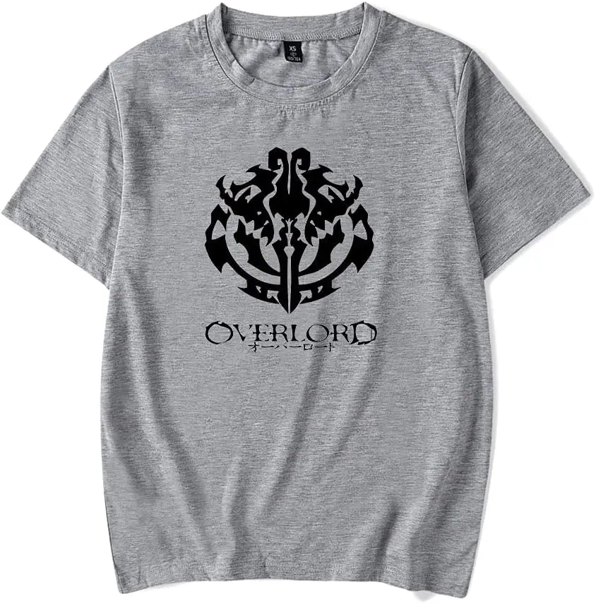Футболка с аниме Overlord Merch повседневные футболки короткими рукавами высокое