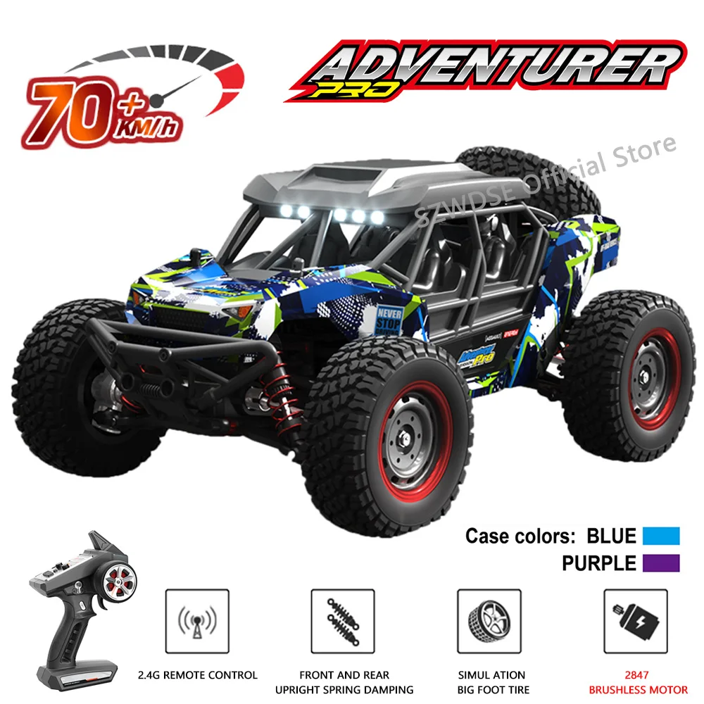 With Led Remote Control Off-road Cars High Speed Drift Monster Truck Vs Wltoys 144001 Kid Toys