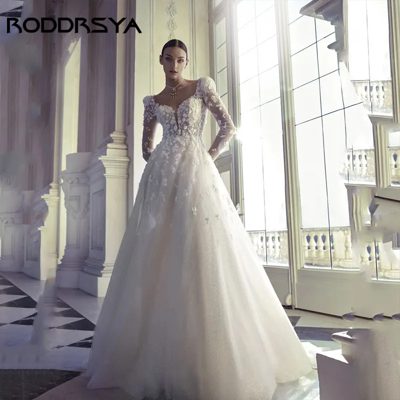 RODDRSYA свадебное платье трапециевидной формы
